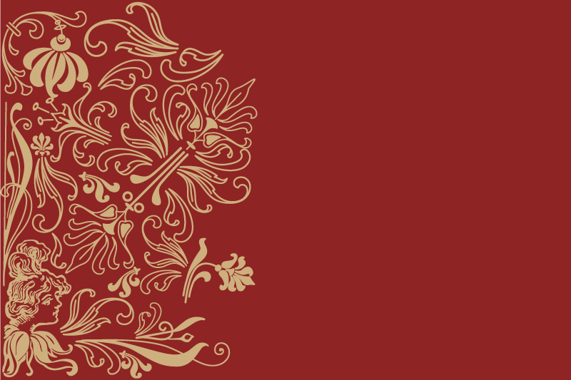 Set de table élégant avec accents floraux raffinés - TenStickers