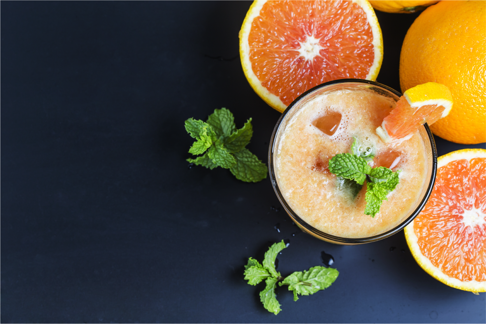 Set de table maison boisson aux agrumes frais - TenStickers