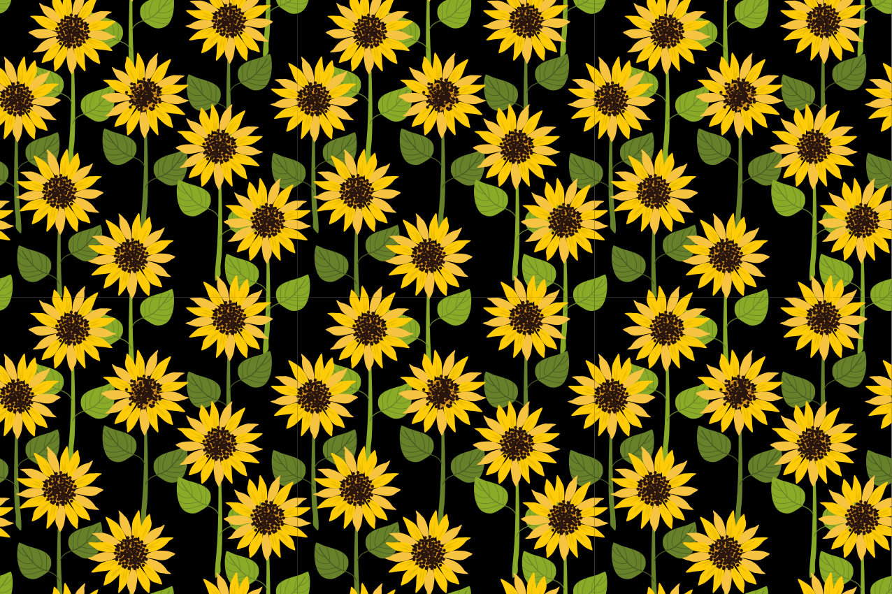 Set de table original motif tournesols - TenStickers