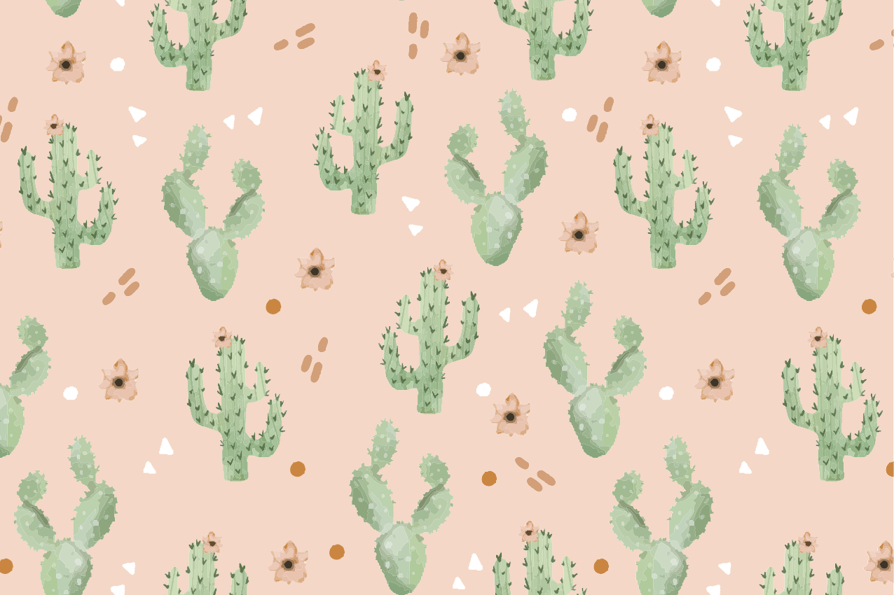 Set de table original motif cactus - TenStickers