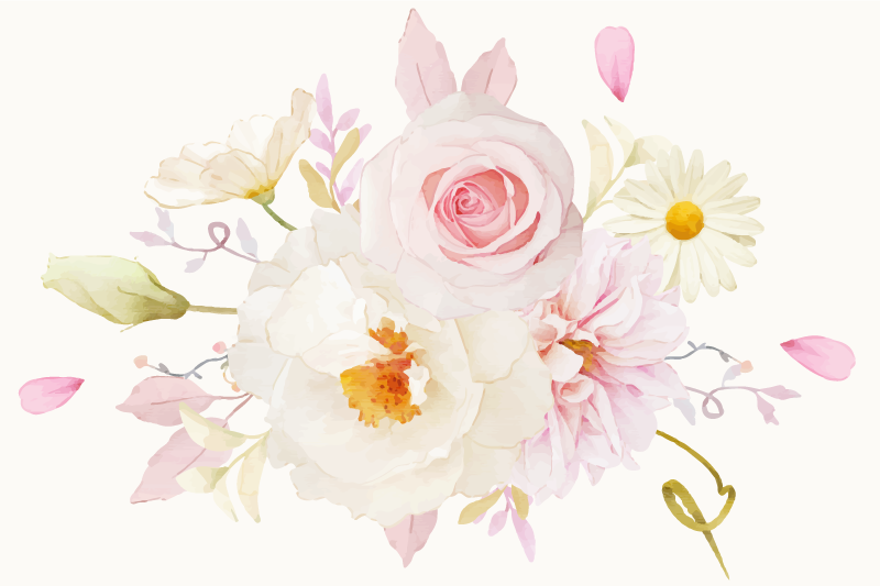 Set de table original arrangement floral délicieux - TenStickers