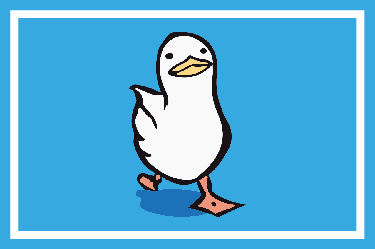 Set de table enfant canard en dessin animé - TenStickers