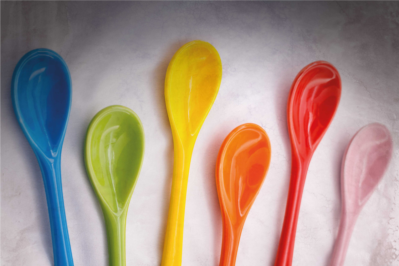 Set de table maison ustensiles de cuisine colorés - TenStickers