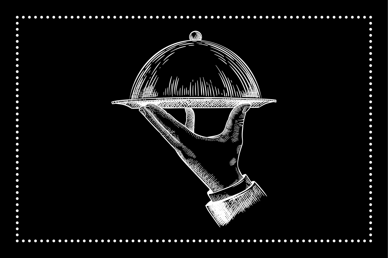 Set de table original main de service élégante - TenStickers