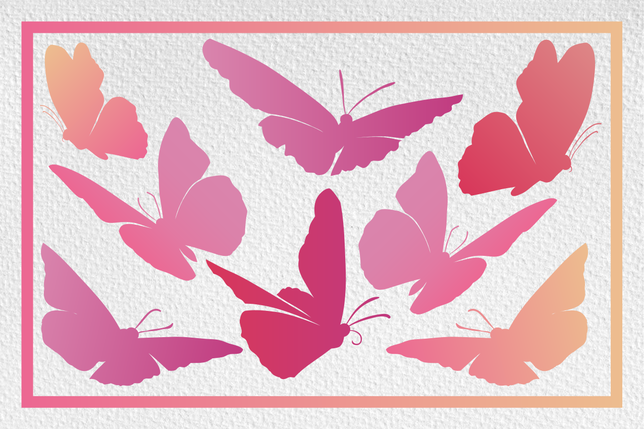 Set de table enfant Écusson papillon Éclatant - TenStickers