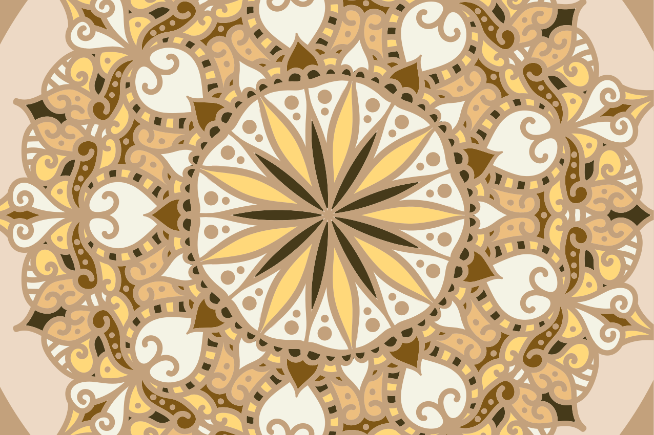 Set de table original motif géométrique complexe - TenStickers