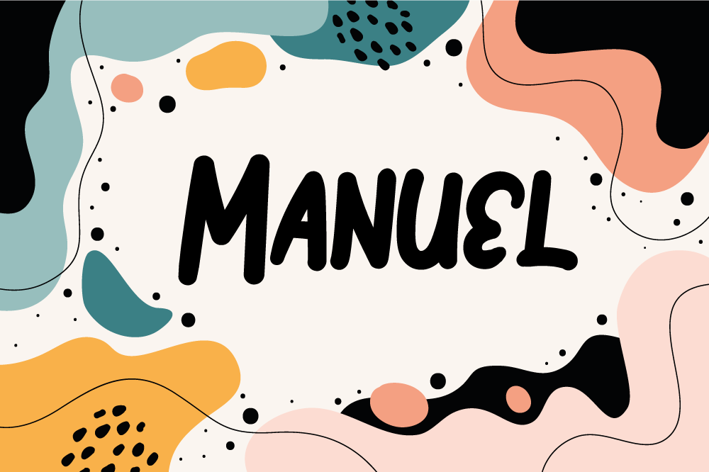 Set de table enfant formes abstraites vibrantes - TenStickers