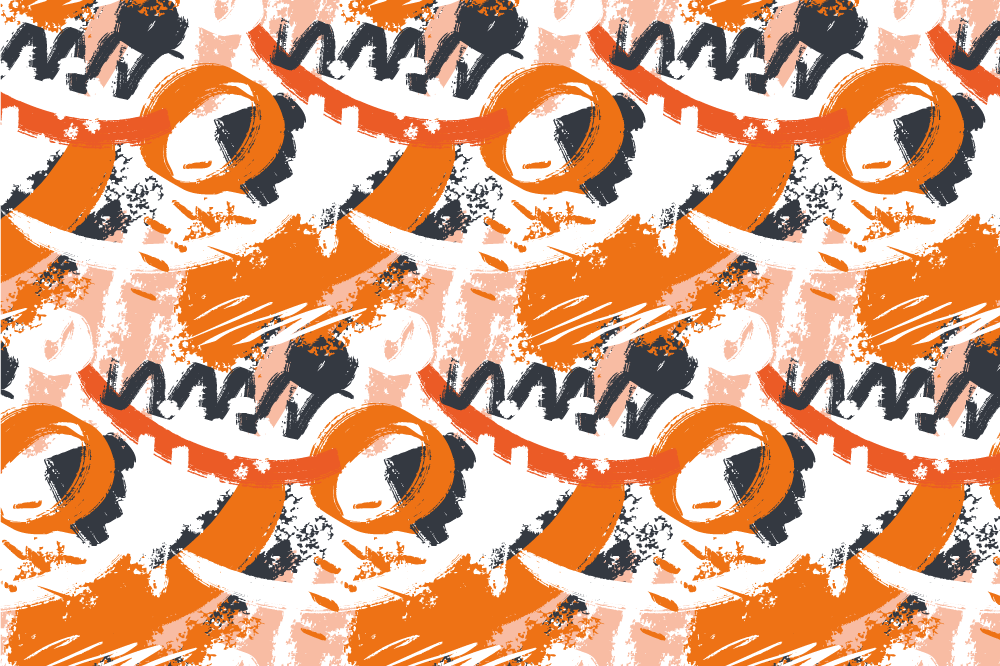 Set de table motif coloré abstrait - TenStickers