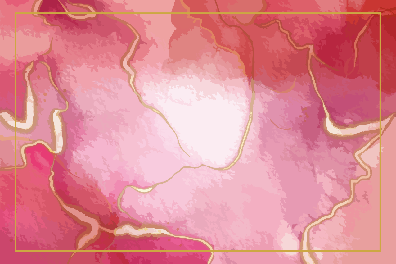 Set de table marbre rose élégant - TenStickers