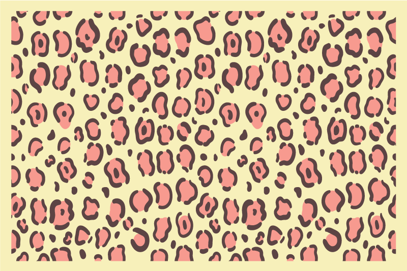 Set de table motif léopard élégant - TenStickers