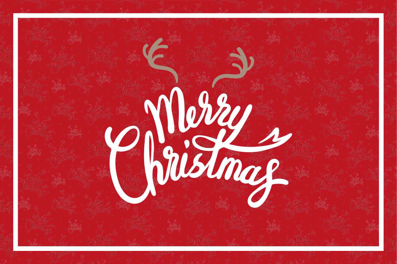 Set de table noël joyeux message de noël - TenStickers