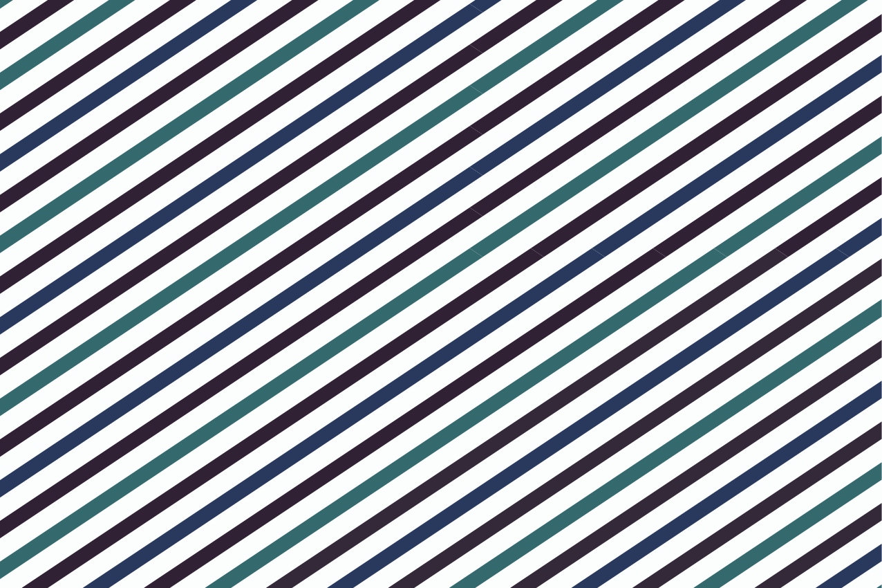 Set de table à rayures colorées - TenStickers