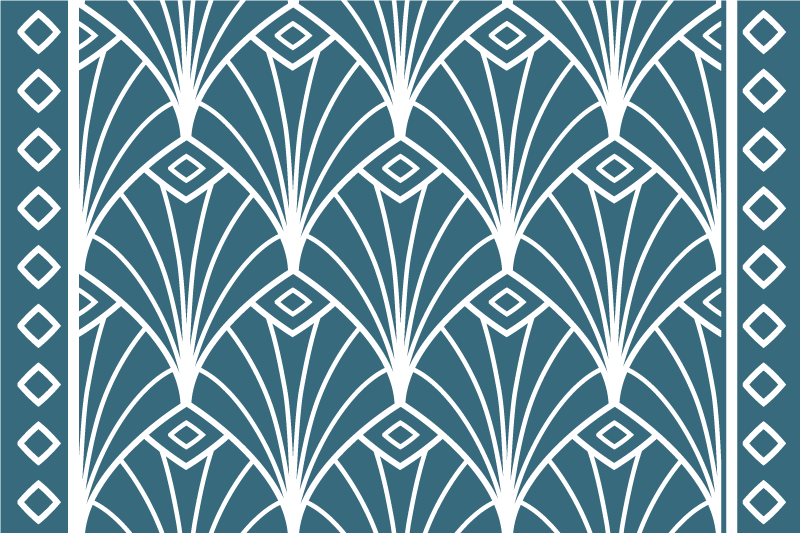 Set de table moderne motif floral élégant - TenStickers