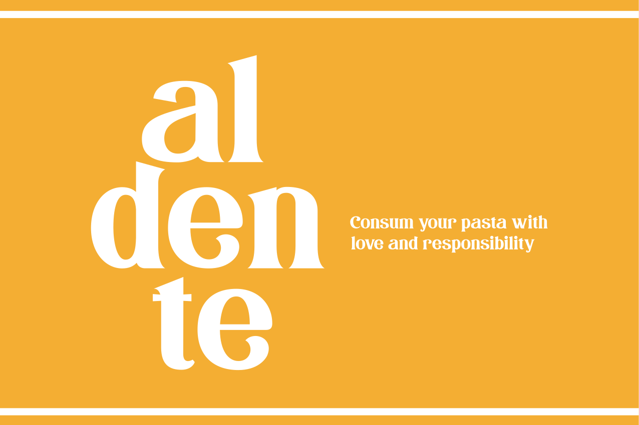 Set de table citation rappel culinaire aldente - TenStickers
