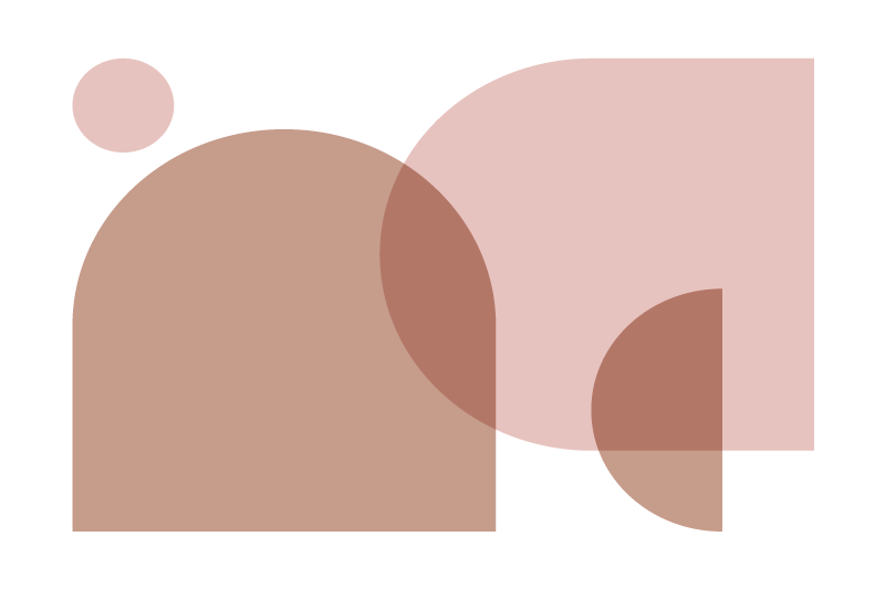 Set de table moderne formes géométriques contemporaines - TenStickers