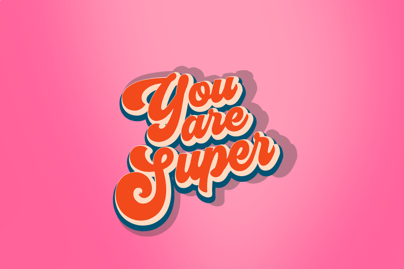 Set de table citation affirmation positive - TenStickers