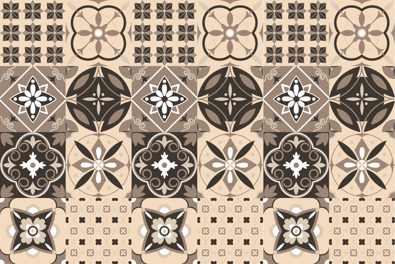 Set de table surface chic à motifs - TenStickers