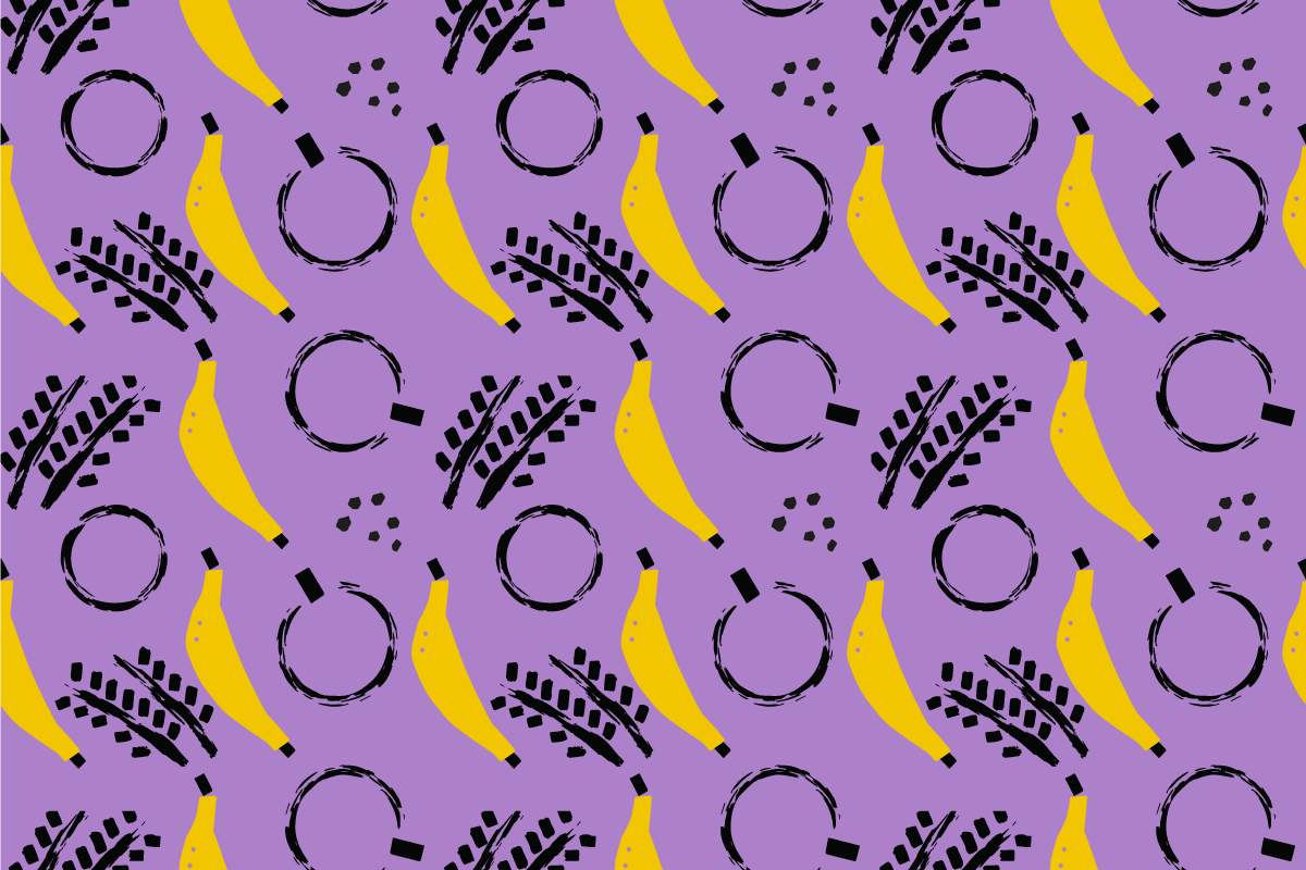 Set de table original motif banane - TenStickers