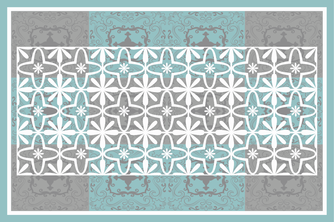 Set de table motif botanique chic - TenStickers