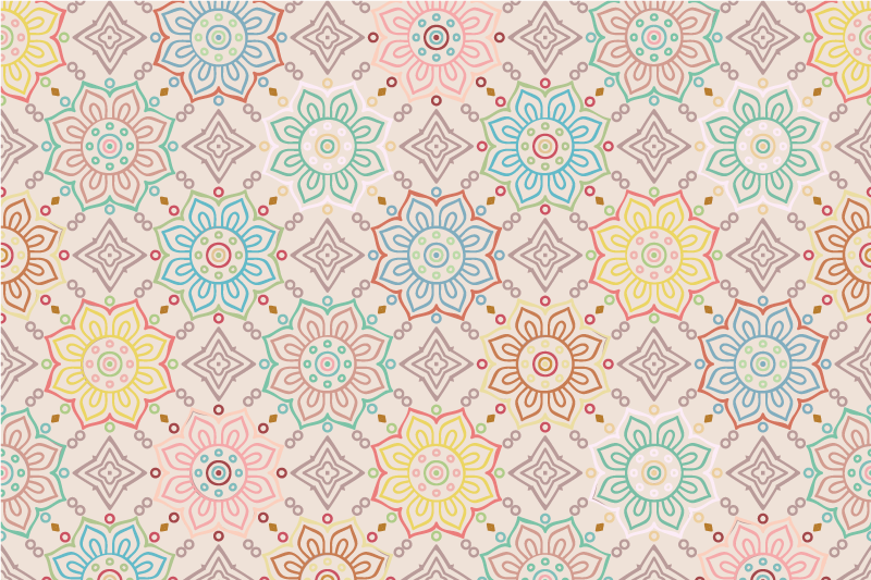 Set de table original imprimé botanique vivant - TenStickers