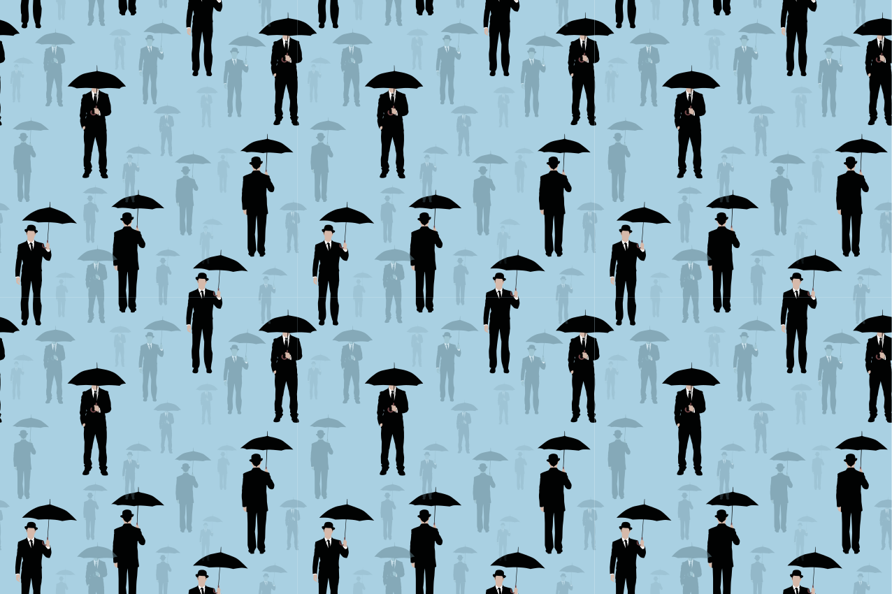 Set de table surréalisme Golconde - TenStickers