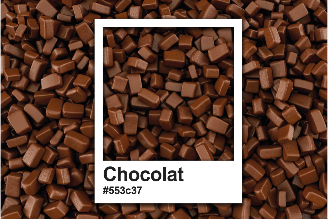 Set de table original Pantone chocolat - TenStickers