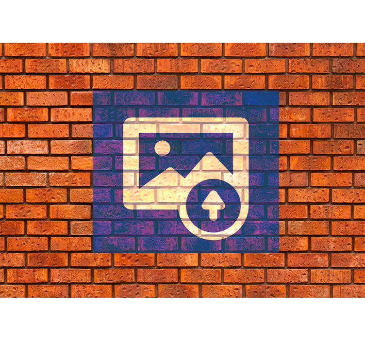 Tapisserie brique effet drapeau espagnol - TenStickers