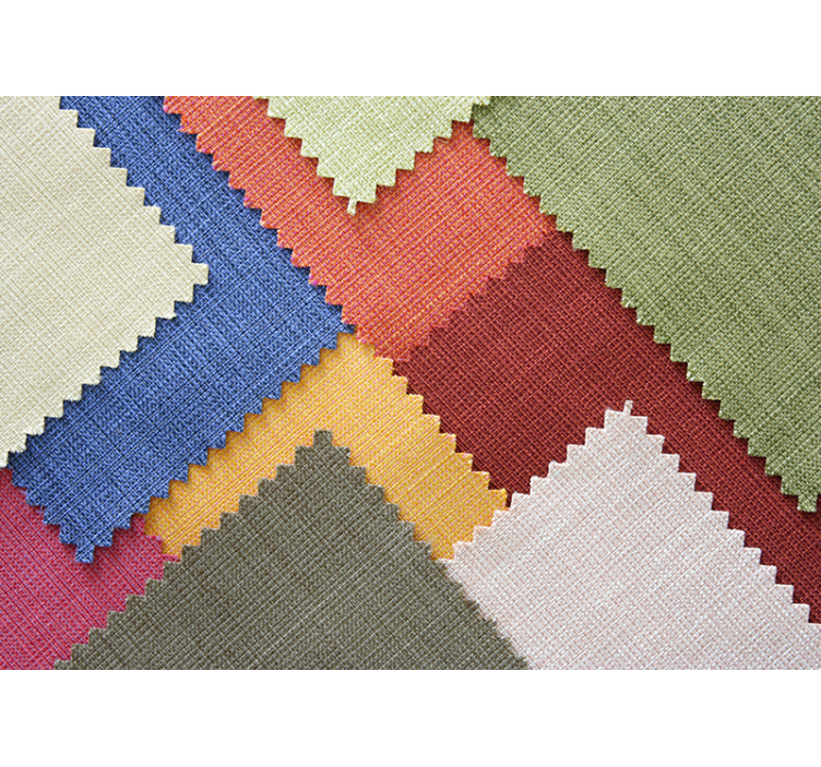 Tapisserie salon fresque murale texturée géométrique - TenStickers