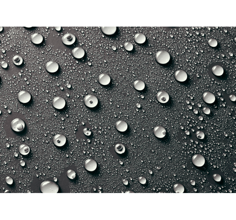 Tapisserie murale effet gouttes d'eau - TenStickers