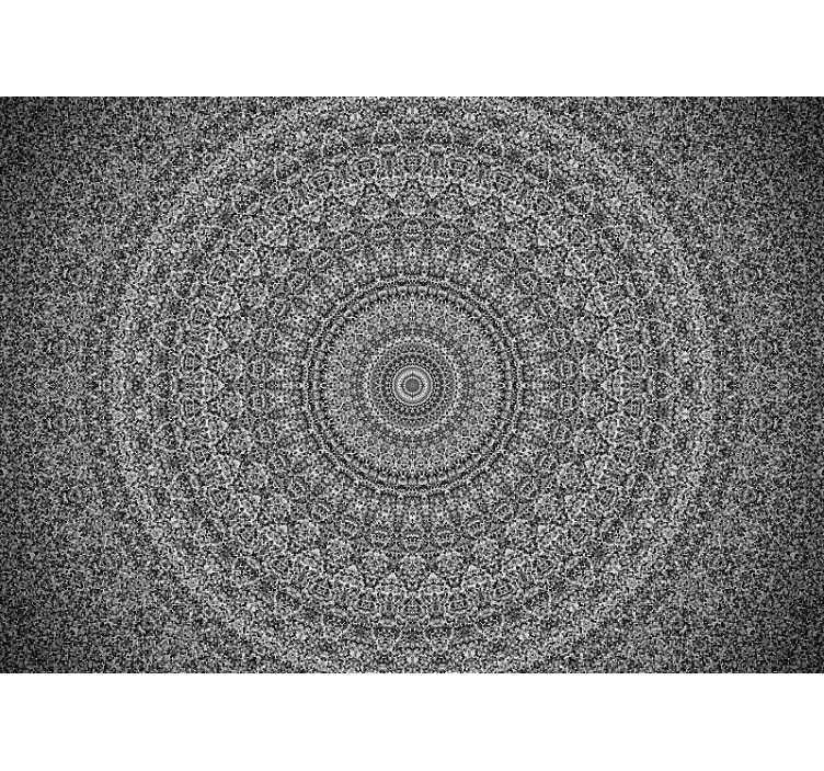 Tapisserie mandala motif circulaire complexe - TenStickers