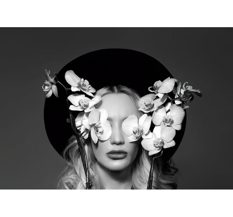 Tapisserie fleur élégance de l'orchidée - TenStickers