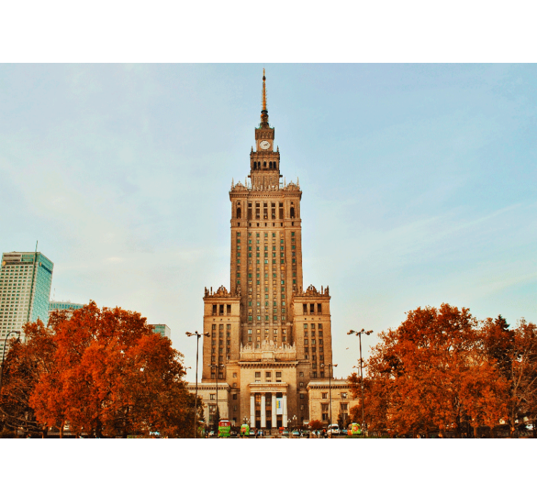 Tapisserie villes et pays palais de la culture - TenStickers