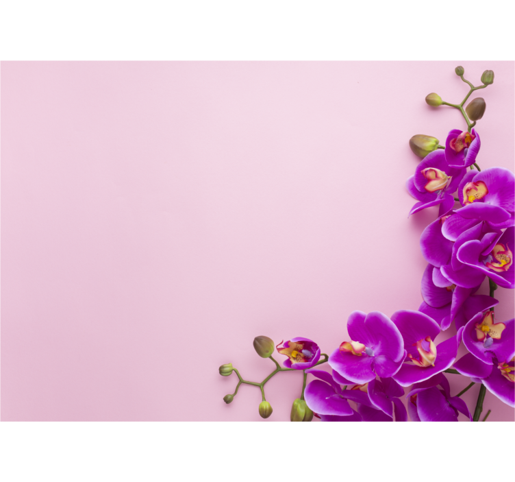 Tapisserie orchidée arrangement floral orchidée - TenStickers