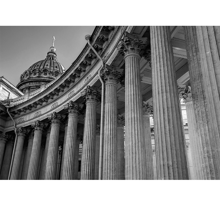 Tapisserie villes et pays Élégance architecturale - TenStickers