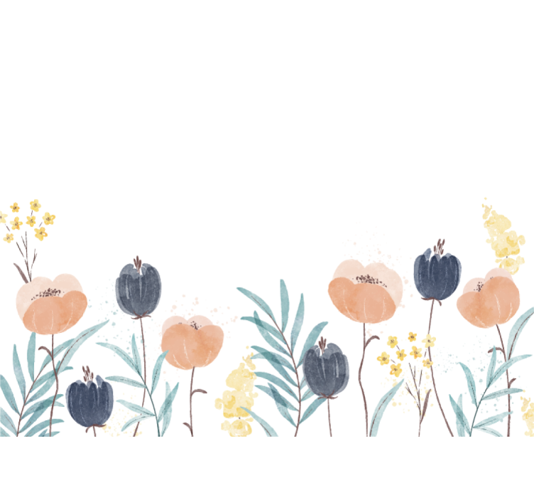 Tapisserie fleur composition florale délicieuse - TenStickers