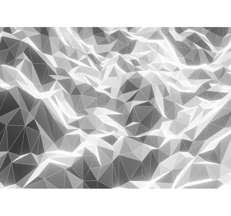 Tapisserie abstraite motif pierre géométrique - TenStickers