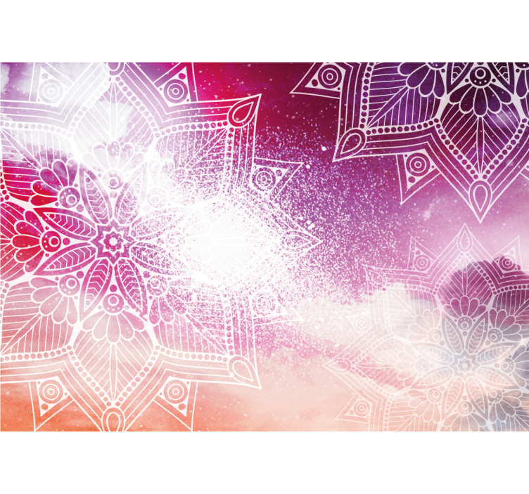 Tapisserie mandala motifs mandala élaborés - TenStickers