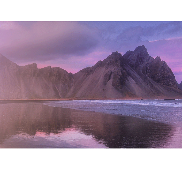 Tapisserie paysage vue majestueuse sur les montagnes - TenStickers