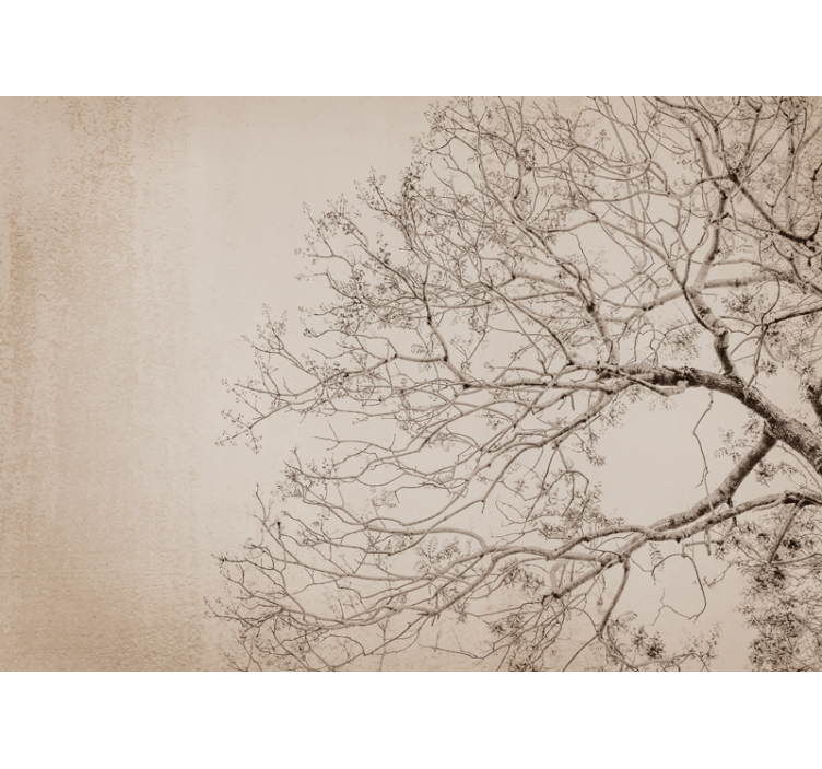 Tapisserie arbre belle silhouette ramifiée - TenStickers