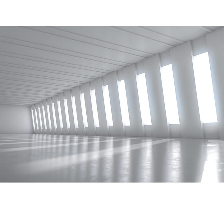 Papier peint 3d espace minimaliste lumineux - TenStickers