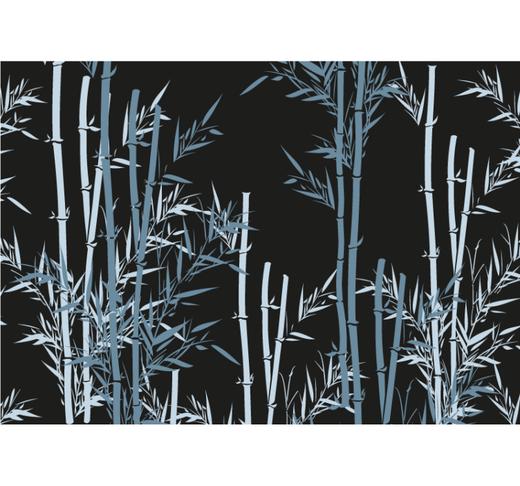 Tapisserie bambou design forêt de bambous - TenStickers