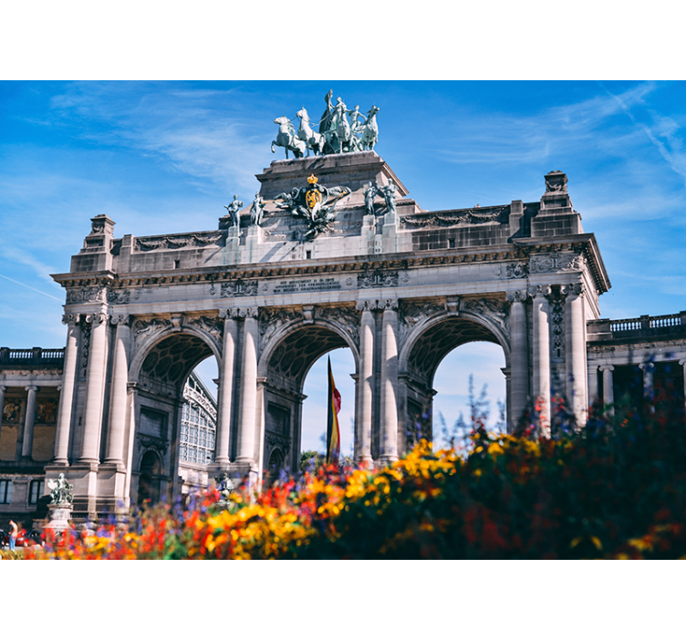 Papier peint mural parc du Cinquantenaire - TenStickers