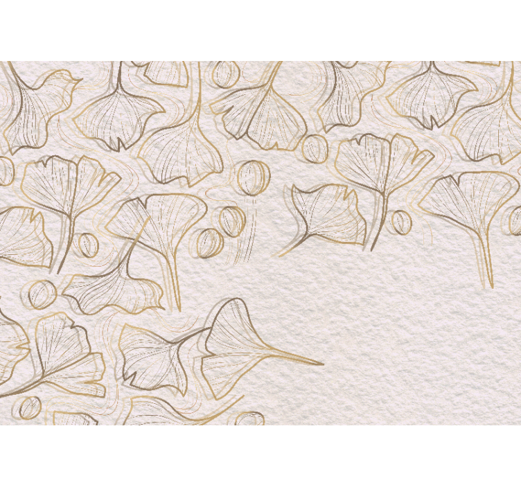 Papier peint panoramique ginkgos - TenStickers