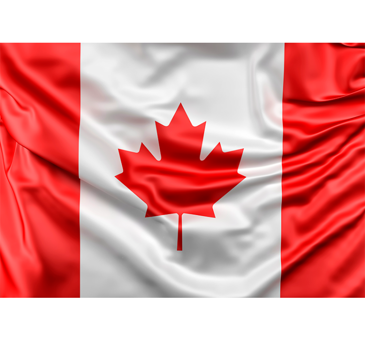 Tapisserie villes et pays drapeau Canada - TenStickers