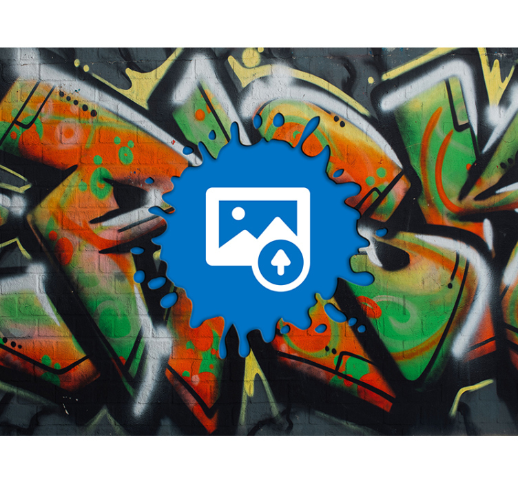 Tapisserie graffiti ambiance urbaine - TenStickers