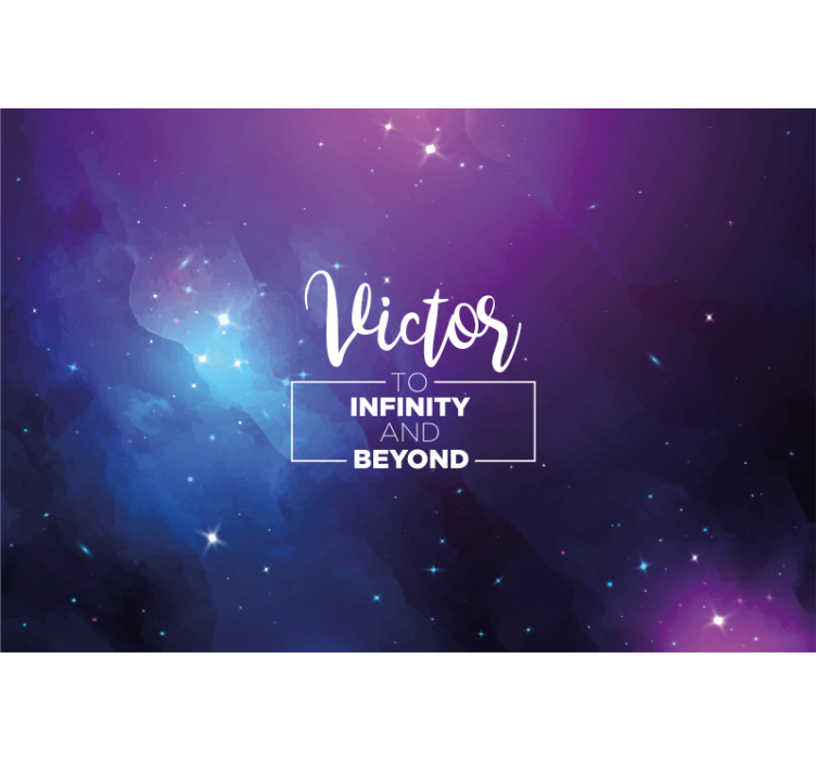 Tapisserie fantaisie thème aventure galactique - TenStickers