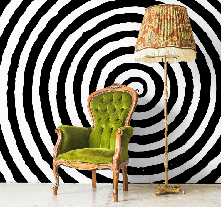 Papier peint mural Spirale Tim Burton - TenStickers