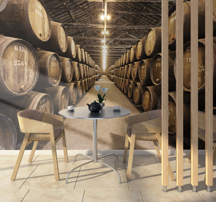 Photo murale Tonneaux de vin - TenStickers