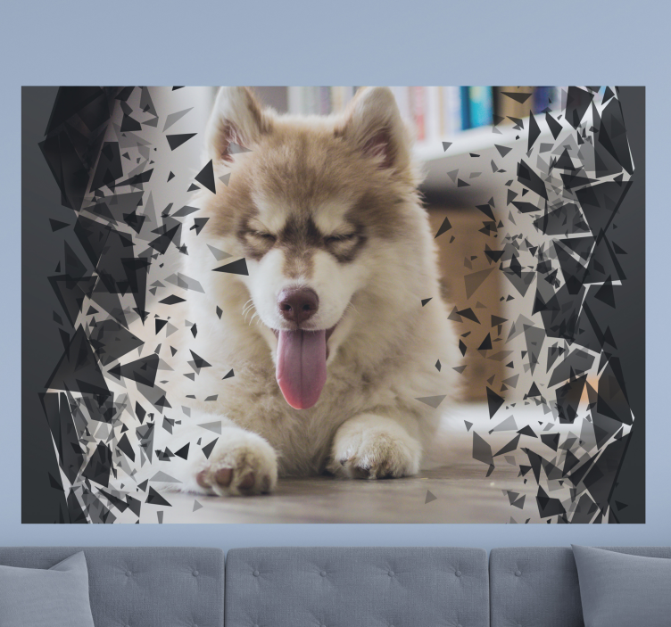 Tapisserie animaux portrait d'évasion - TenStickers