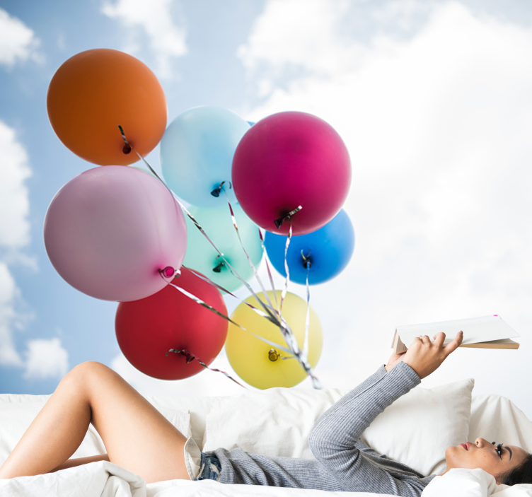 Tapisserie autres fleurs collection de ballons colorés - TenStickers